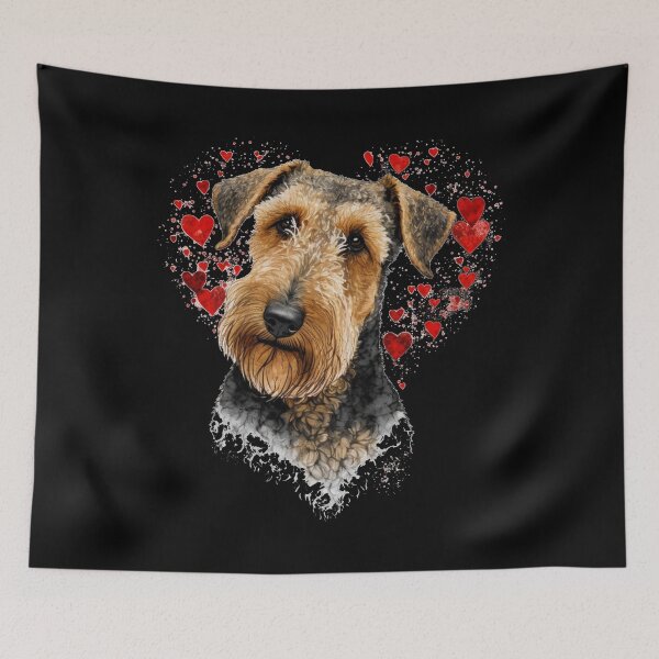 Artikelvorschau, Mein Hund Valentine Geschenk für Besitzer Airedale Terrier entworfen und verkauft von netdota.