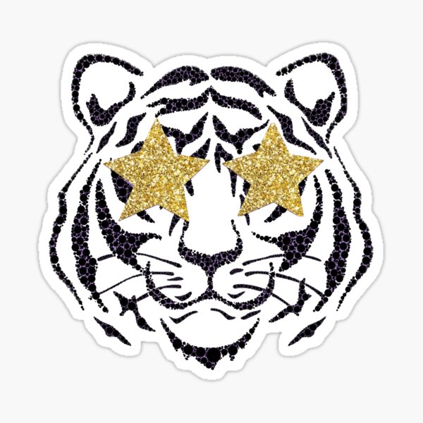 get the gat LSU tigers Sticker for Sale by Emma Minden