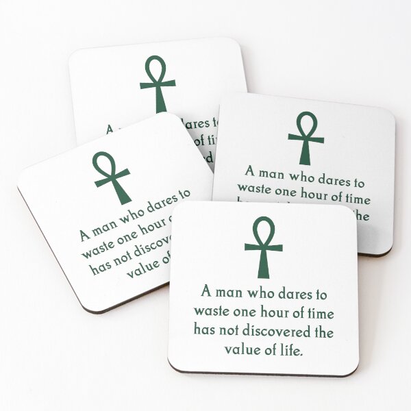 Item preview, A Man Who Dares To Waste One Hour designed and sold by CrankyOldDude.