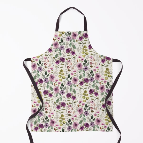 Item preview, Boho Purple Floral, Watercolor Floral, Boho Decor designed and sold by cateandrainn.