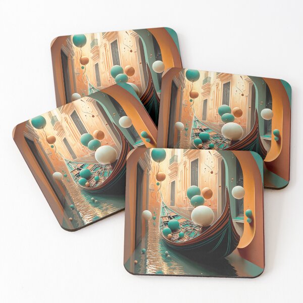Item preview, Abstract Venice art  designed and sold by BoukdeRoeck.