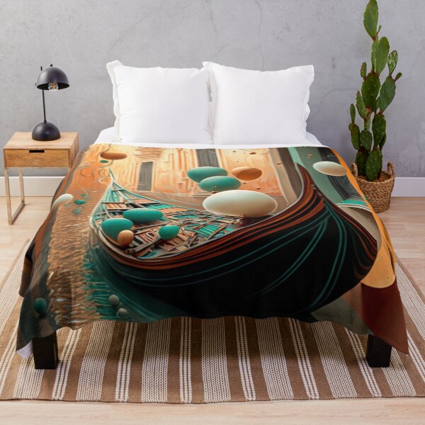 Item preview, Abstract Venice art designed and sold by BoukdeRoeck.