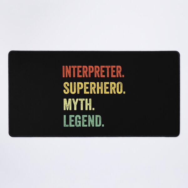 Item preview, Husband interpreter Myth Legend Shirt, Father's Day interpreter Gift, interpreter Dad Shirt For Husband, interpreter Gift For Him designed and sold by Dogs Geeky⭐⭐⭐⭐⭐.