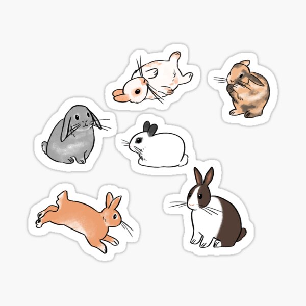 Bunnies Stickers for Sale