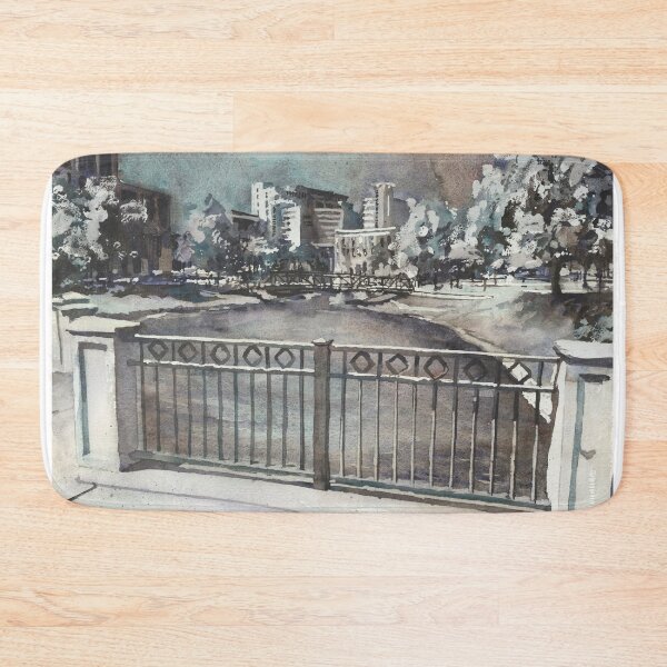 Item preview, Kalamazoo, Michigan downtown skyline and park.  Western Michigan Kalamazoo designed and sold by rfoxphoto.