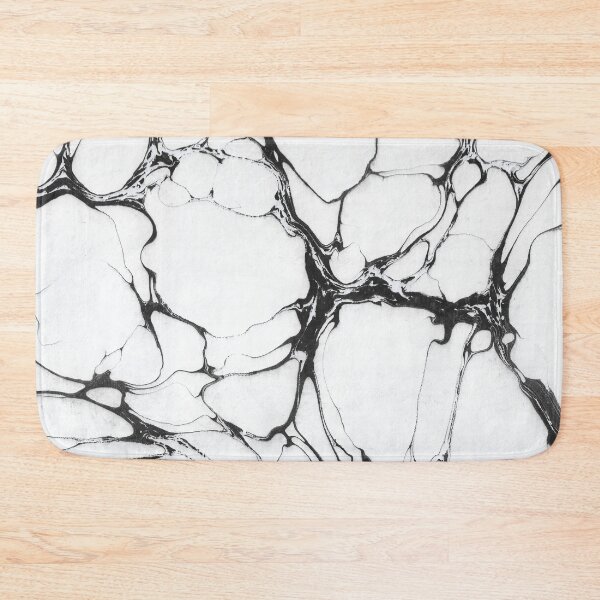 Item preview, Traditional Turkish marbling art Ebru, handmade , black and white designed and sold by Pacika.