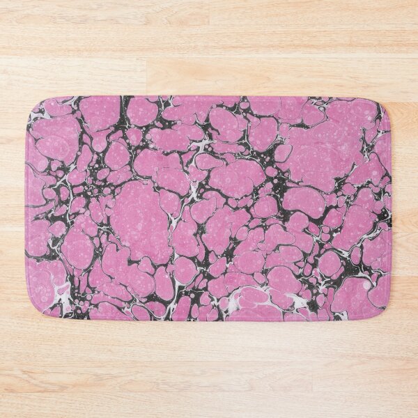 Item preview, Traditional Turkish marbling art Ebru, handmade , black and pink designed and sold by Pacika.