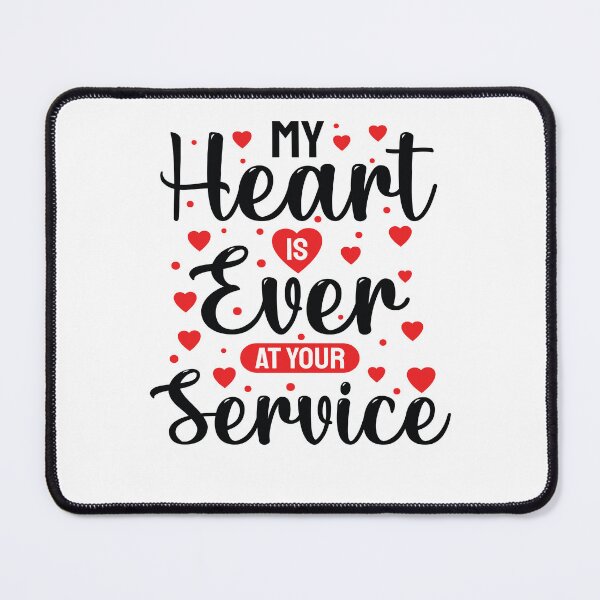 Artikelvorschau, Mein Herz steht dir immer zu Diensten, Valentine entworfen und verkauft von TADYSHOP.