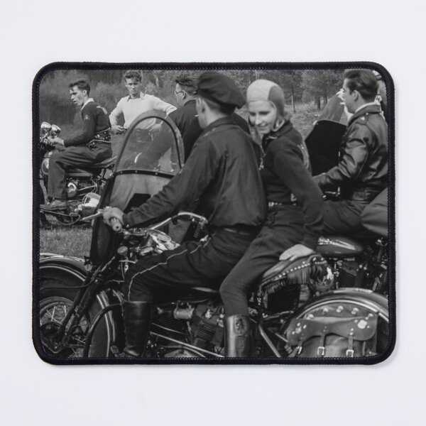 Item preview, Motorcycle Riders Scene 1940s designed and sold by lobodelnoir.