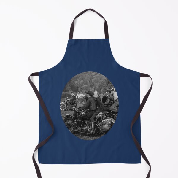 Item preview, Motorcycle Riders Scene 1940s designed and sold by lobodelnoir.