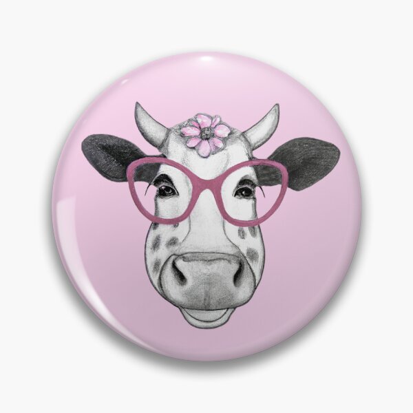 Item preview, Smiling cow with glasses designed and sold by RisingAir.