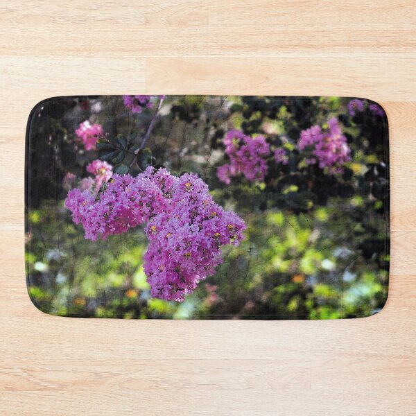 Item preview, Pink Crepe Myrtle Blooms Cracked Print designed and sold by KbytesOfJax Outdoor and Nature.