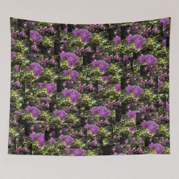 Item preview, Pink Crepe Myrtle Blooms Cracked Print designed and sold by KbytesOfJax Outdoor and Nature.