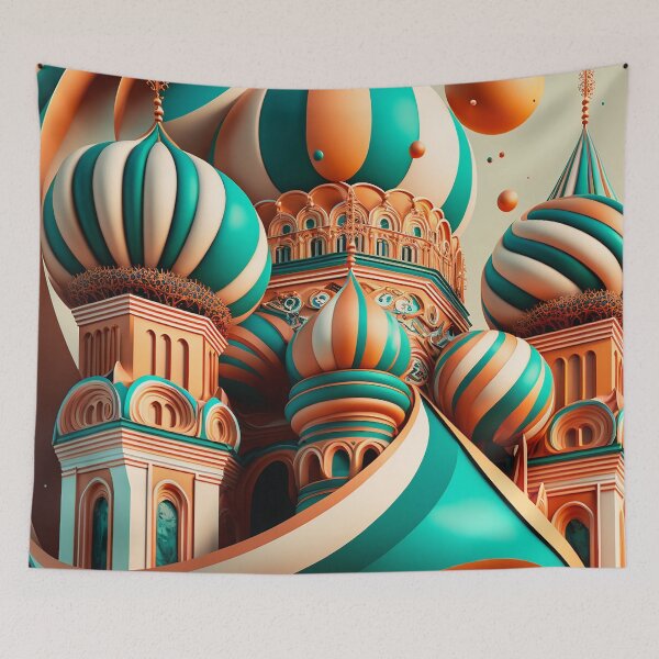 Item preview, Abstract Saint Basil's Cathedral designed and sold by BoukdeRoeck.