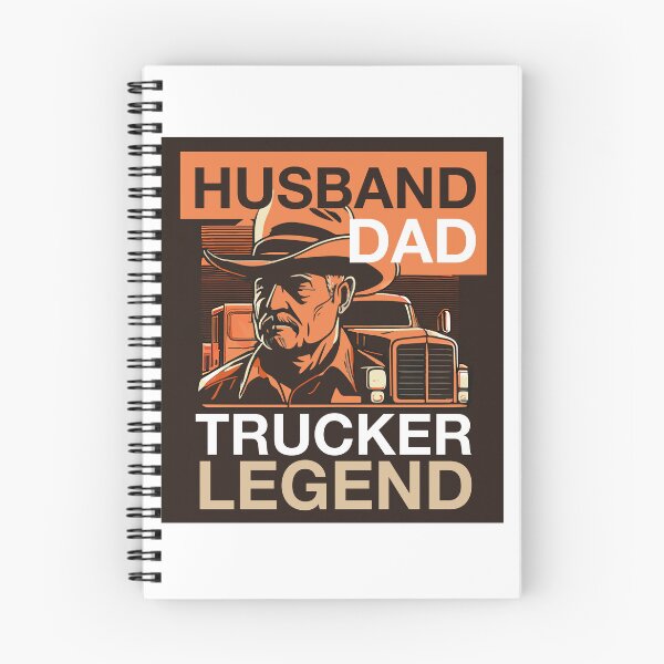 Artikelvorschau, Ehemann Papa Trucker-Legende entworfen und verkauft von Digital-Artz.