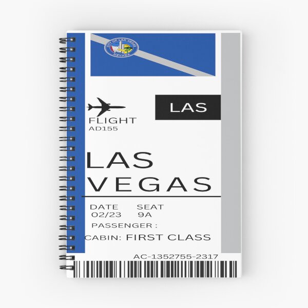 Item preview, Las Vegas Boarding pass template designed and sold by YusraAiman.