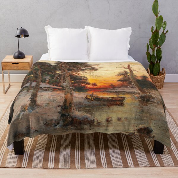 Item preview, Winter scenery - Returning home at sunset by Julius von Klever designed and sold by AR-shop.