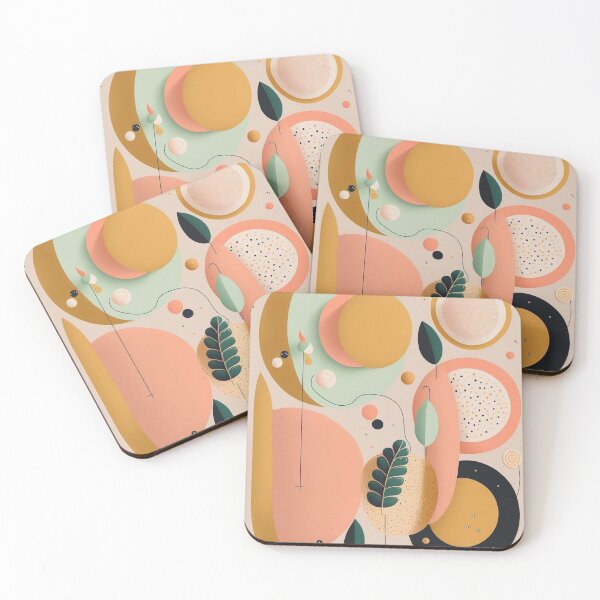 Item preview, Happy Shapes Minimalist Art designed and sold by artecomia.