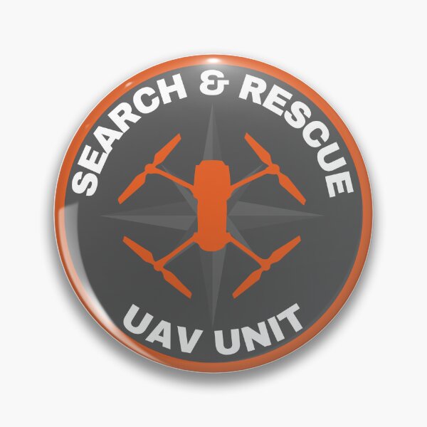 Item preview, Drone UAV Search and Rescue SAR/Safety orange with compass designed and sold by TheContactor.