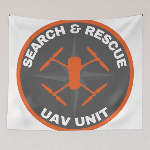 Item preview, Drone UAV Search and Rescue SAR/Safety orange with compass designed and sold by TheContactor.