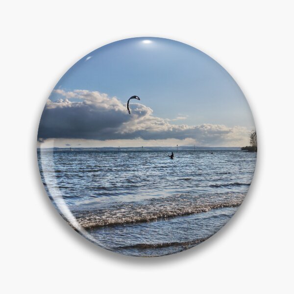 Item preview, Kite Surfer near Fischbach - Lake Constance, Germany designed and sold by holgermader.