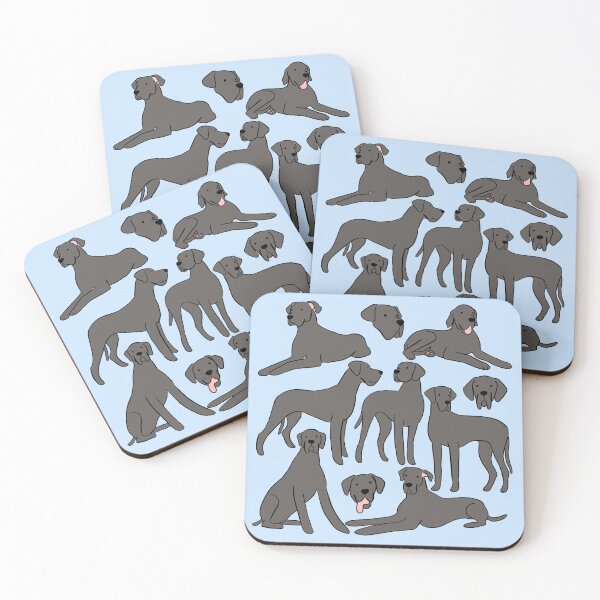 Item preview, Great Dane illustration pattern  designed and sold by Yarafantasyart.