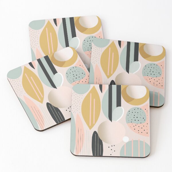 Item preview, Leaves Shapes Minimalist Art designed and sold by artecomia.