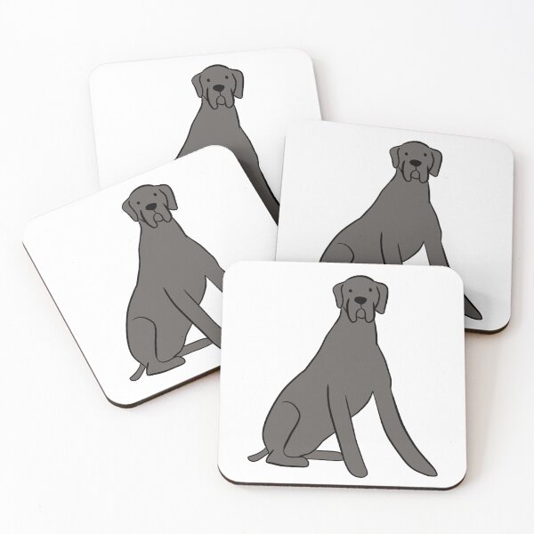 Item preview, great dane illustration  - cute great dane cartoon art designed and sold by Yarafantasyart.