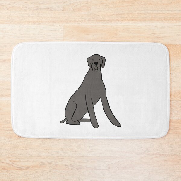 Item preview, great dane illustration  - cute great dane cartoon art designed and sold by Yarafantasyart.