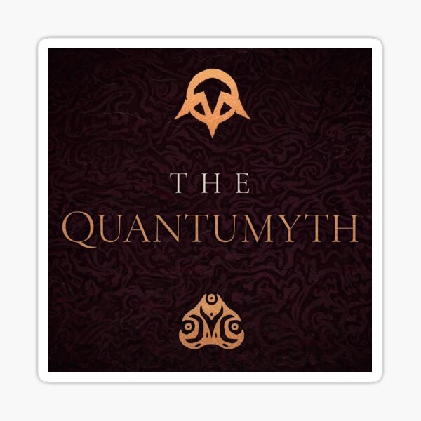 ‘Quantumyth’ Cover (Multimedia Storytelling Universe)  Sticker
