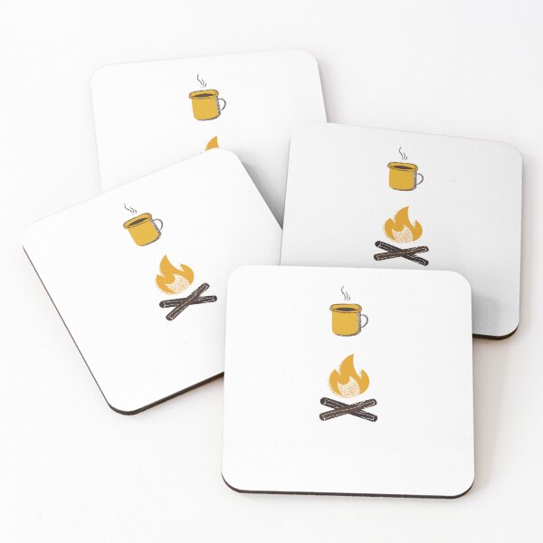 Item preview, campfire with mug designed and sold by Jandropsdesigns.