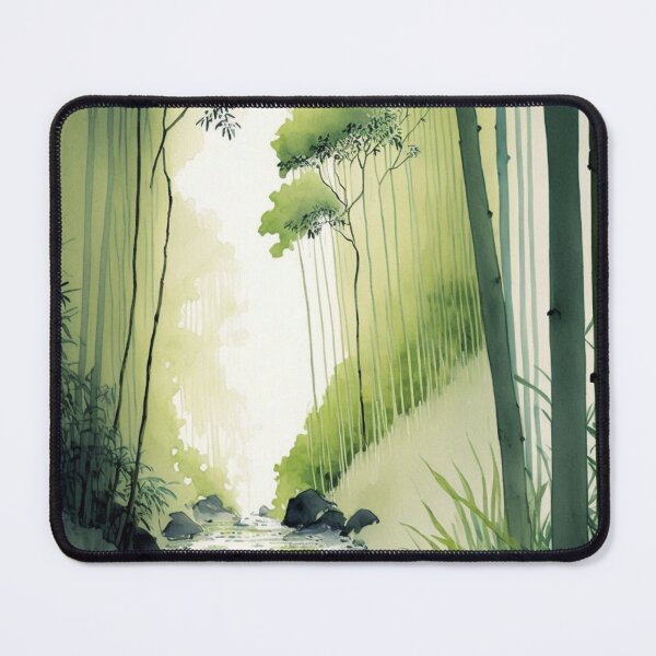Item preview, Bamboo Forest Minimalist Art designed and sold by artecomia.