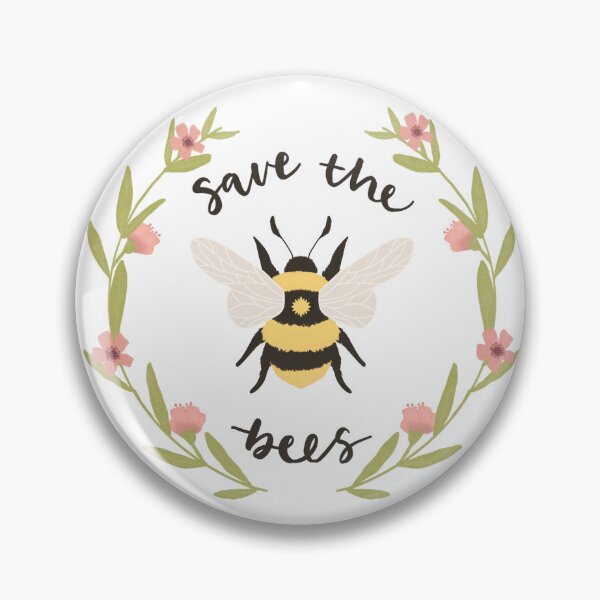 Item preview, Save the Bees - Illustration designed and sold by Homebody Hobbyist.