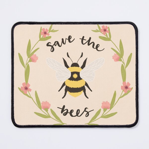 Item preview, Save the Bees - Illustration designed and sold by Homebody Hobbyist.