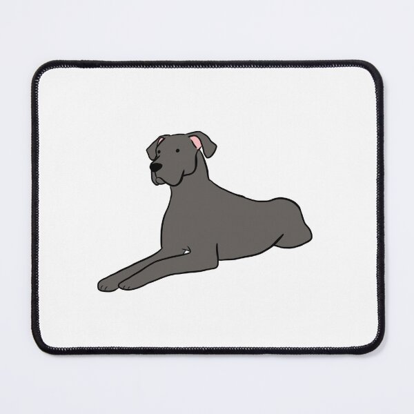 Item preview, great dane illustration  - cute great dane cartoon art designed and sold by Yarafantasyart.