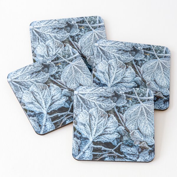 Item preview, Frosted Winter Leaves designed and sold by YunekOriginals.