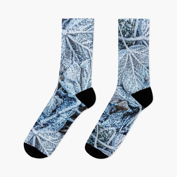 Item preview, Frosted Winter Leaves designed and sold by YunekOriginals.