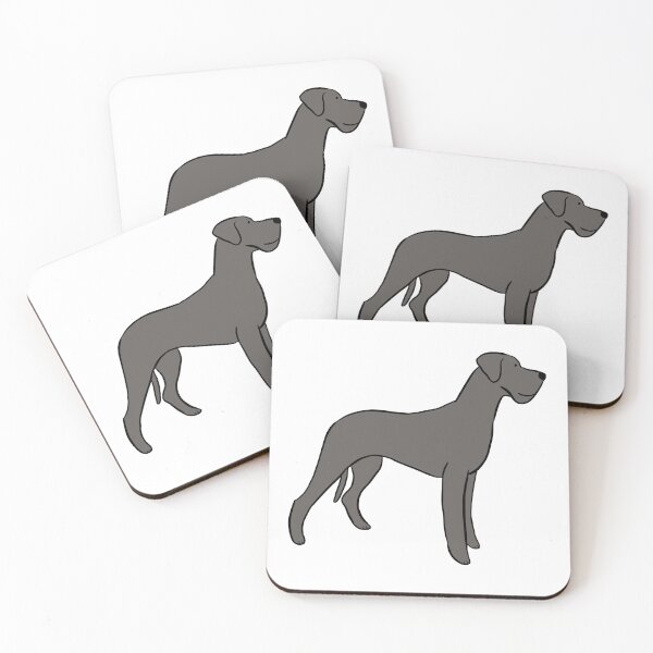 Item preview, great dane illustration  - cute great dane cartoon art designed and sold by Yarafantasyart.