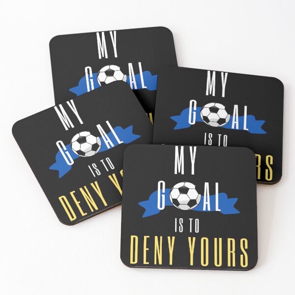 Item preview, My Goal is to deny yours soccer designed and sold by Itsforyou1.