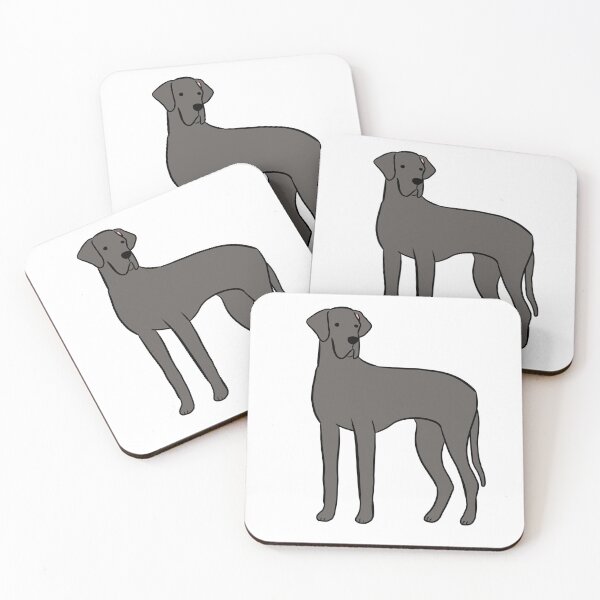 Item preview, great dane illustration  - cute great dane cartoon art designed and sold by Yarafantasyart.