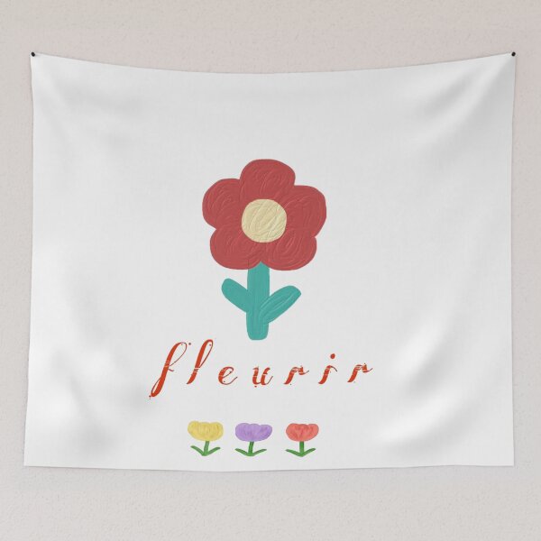 Aperçu de l'œuvre Fleurir Fleur minimale mignonne créée et vendue par Belledesigns-xo.