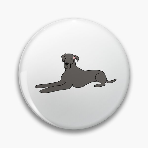 Item preview, great dane illustration  - cute great dane cartoon art designed and sold by Yarafantasyart.