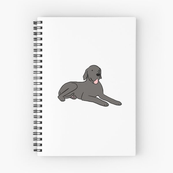 Item preview, great dane illustration  - cute great dane cartoon art designed and sold by Yarafantasyart.