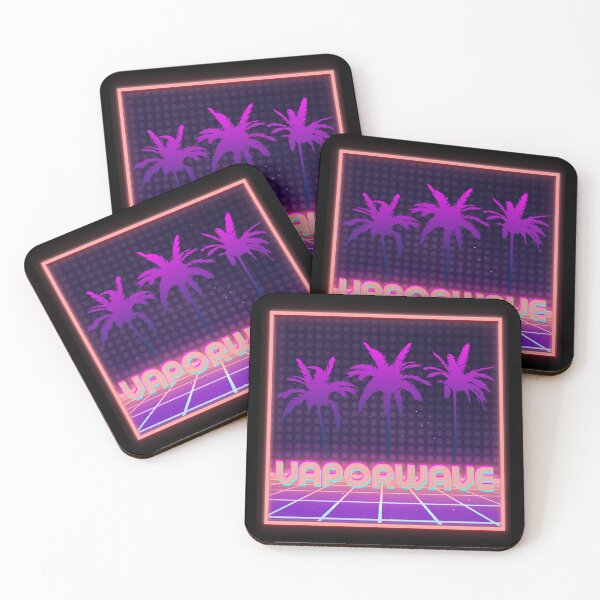 Item preview, Vaporwave Synthwave with palms designed and sold by KTN-Branding.
