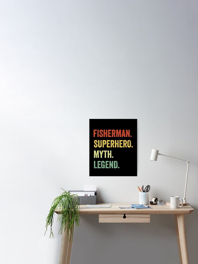 fisherman Dad Shirt, Gift For Husband, fisherman Gift, Husband fisherman  Myth Legend, Dad Gift For Husband, fisherman Appreciation Gift Sticker for  Sale by Dogs Geeky