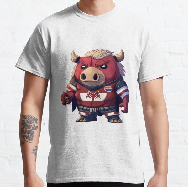 Commanders Football Mascot Design Tshirt