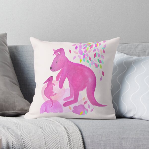 Little Roo Throw Pillow