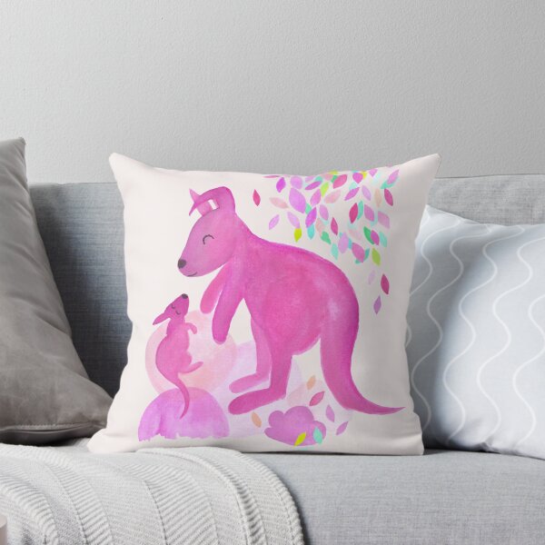 Little Roo Throw Pillow