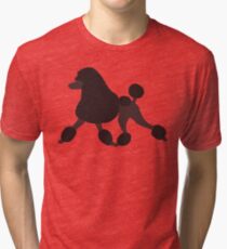 Chocolate Poodle Tri-blend T-Shirt