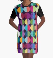Moon Graphic T-Shirt Dress
